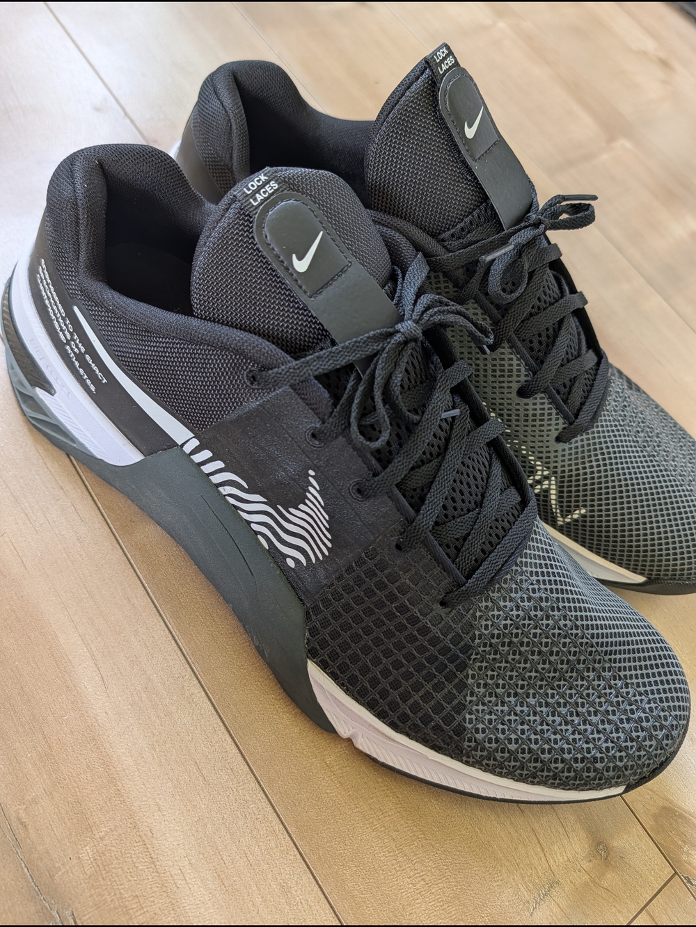 Nike Metcon 8 Training Shoes Black White Nike Black & White Men’s Athletic Shoes